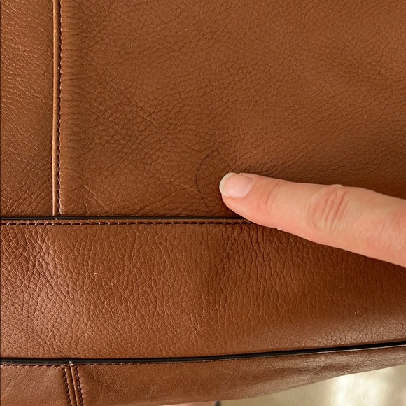 GUC Coach Brown Leather Men's Bag with Adjustable & Detachable Strap - Picture 6 of 12